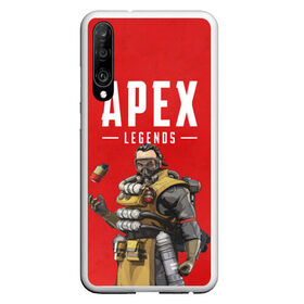 Чехол для Honor P30 с принтом CAUSTIC APEX LEGENDS в Белгороде, Силикон | Область печати: задняя сторона чехла, без боковых панелей | apex | caustic | legend | legends | titanfall | апекс | арех | бангалор | бладхаунд | гибралтар | каустик | лайфлайн | ледженд | леджендс | мираж | орех | рэйф