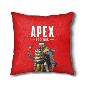 Подушка 3D с принтом CAUSTIC APEX LEGENDS в Белгороде, наволочка – 100% полиэстер, наполнитель – холлофайбер (легкий наполнитель, не вызывает аллергию). | состоит из подушки и наволочки. Наволочка на молнии, легко снимается для стирки | Тематика изображения на принте: apex | caustic | legend | legends | titanfall | апекс | арех | бангалор | бладхаунд | гибралтар | каустик | лайфлайн | ледженд | леджендс | мираж | орех | рэйф