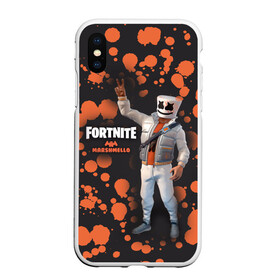 Чехол для iPhone XS Max матовый с принтом Fortnite Marshmello в Белгороде, Силикон | Область печати: задняя сторона чехла, без боковых панелей | Тематика изображения на принте: fortnite | marshmallow | save | the | world | битва | борьба | зомби | королевская | маршмэллоу | стратегия | фортнайт