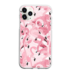 Чехол для iPhone 11 Pro Max матовый с принтом Фламинго в Белгороде, Силикон |  | birds | drawing | fashion | feathers | flamingo | graphics | illustration | picture | pink | stand | style | wings | youth | графика | иллюстрация | картинка | клюв | красивые | крылья | мода | молодежная | перья | птицы | рисунок | розовый | стиль | стоя