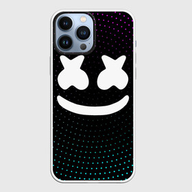 Чехол для iPhone 13 Pro Max с принтом MARSHMELLO Black в Белгороде,  |  | black | marsh | marshmallow | marshmello | marshmelo | mello | music | smile | диджей | лого | маршмеллов | маршмеллоу | маршмеллу | маршмело | маршмелов | маршмелоу | музыка | музыкант | трэп | улыбка | хаус