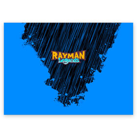 Поздравительная открытка с принтом RAYMAN LEGENDS в Белгороде, 100% бумага | плотность бумаги 280 г/м2, матовая, на обратной стороне линовка и место для марки
 | legends rayman. | rayman | rayman legends | rayman legends ps4 | rayman origins