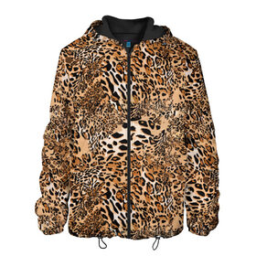 Мужская куртка 3D с принтом Леопард в Белгороде, ткань верха — 100% полиэстер, подклад — флис | прямой крой, подол и капюшон оформлены резинкой с фиксаторами, два кармана без застежек по бокам, один большой потайной карман на груди. Карман на груди застегивается на липучку | camouflage | cat | disguise | fashion | illustration | jungle | leopard | predator | skin | spots | style | wild | youth | графика | джунгли | дикий | иллюстрация | камуфляж | картинка | кошка | леопард | маскировка | мода | молодежная | пятна | рисунок |