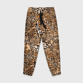Детские брюки 3D с принтом Леопард в Белгороде, 100% полиэстер | манжеты по низу, эластичный пояс регулируется шнурком, по бокам два кармана без застежек, внутренняя часть кармана из мелкой сетки | camouflage | cat | disguise | fashion | illustration | jungle | leopard | predator | skin | spots | style | wild | youth | графика | джунгли | дикий | иллюстрация | камуфляж | картинка | кошка | леопард | маскировка | мода | молодежная | пятна | рисунок |