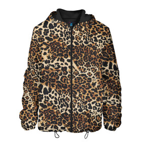 Мужская куртка 3D с принтом Леопард в Белгороде, ткань верха — 100% полиэстер, подклад — флис | прямой крой, подол и капюшон оформлены резинкой с фиксаторами, два кармана без застежек по бокам, один большой потайной карман на груди. Карман на груди застегивается на липучку | camouflage | cat | disguise | fashion | illustration | jungle | leopard | predator | skin | spots | style | wild | youth | графика | джунгли | дикий | иллюстрация | камуфляж | картинка | кошка | леопард | маскировка | мода | молодежная | пятна | рисунок |