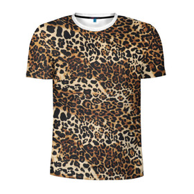 Мужская футболка 3D спортивная с принтом Леопард в Белгороде, 100% полиэстер с улучшенными характеристиками | приталенный силуэт, круглая горловина, широкие плечи, сужается к линии бедра | camouflage | cat | disguise | fashion | illustration | jungle | leopard | predator | skin | spots | style | wild | youth | графика | джунгли | дикий | иллюстрация | камуфляж | картинка | кошка | леопард | маскировка | мода | молодежная | пятна | рисунок |