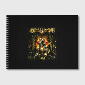 Альбом для рисования с принтом Blind Guardian в Белгороде, 100% бумага
 | матовая бумага, плотность 200 мг. | blind guardian | heavy metal | metal | группа | метал | музыка | пауэр метал | рок | хэви метал