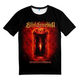 Мужская футболка 3D с принтом Blind Guardian в Белгороде, 100% полиэфир | прямой крой, круглый вырез горловины, длина до линии бедер | Тематика изображения на принте: blind guardian | heavy metal | metal | группа | метал | музыка | пауэр метал | рок | хэви метал