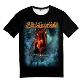Мужская футболка 3D с принтом Blind Guardian в Белгороде, 100% полиэфир | прямой крой, круглый вырез горловины, длина до линии бедер | blind guardian | heavy metal | metal | группа | метал | музыка | пауэр метал | рок | хэви метал