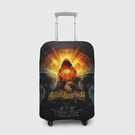 Чехол для чемодана 3D с принтом Blind Guardian в Белгороде, 86% полиэфир, 14% спандекс | двустороннее нанесение принта, прорези для ручек и колес | blind guardian | heavy metal | metal | группа | метал | музыка | пауэр метал | рок | хэви метал