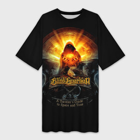 Платье-футболка 3D с принтом Blind Guardian в Белгороде,  |  | blind guardian | heavy metal | metal | группа | метал | музыка | пауэр метал | рок | хэви метал