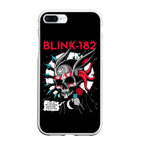 Чехол для iPhone 7Plus/8 Plus матовый с принтом Blink 182 в Белгороде, Силикон | Область печати: задняя сторона чехла, без боковых панелей | punk | группы | кролик | музыка | панк