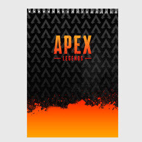 Скетчбук с принтом APEX LEGENDS в Белгороде, 100% бумага
 | 48 листов, плотность листов — 100 г/м2, плотность картонной обложки — 250 г/м2. Листы скреплены сверху удобной пружинной спиралью | apex legends | apex legends battle. | apex legends engine | apex legends origin | apex legends игра | titanfall apex legends