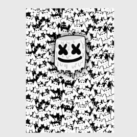 Скетчбук с принтом MARSHMELLO в Белгороде, 100% бумага
 | 48 листов, плотность листов — 100 г/м2, плотность картонной обложки — 250 г/м2. Листы скреплены сверху удобной пружинной спиралью | fortnite marshmello | friend marshmello | happy marshmello | marshmallow anne | marshmello | marshmello bastille | marshmello marie | spotlight marshmello.