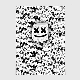 Постер с принтом MARSHMELLO в Белгороде, 100% бумага
 | бумага, плотность 150 мг. Матовая, но за счет высокого коэффициента гладкости имеет небольшой блеск и дает на свету блики, но в отличии от глянцевой бумаги не покрыта лаком | fortnite marshmello | friend marshmello | happy marshmello | marshmallow anne | marshmello | marshmello bastille | marshmello marie | spotlight marshmello.