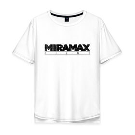 Мужская футболка хлопок Oversize с принтом MIRAMAX FILM в Белгороде, 100% хлопок | свободный крой, круглый ворот, “спинка” длиннее передней части | miramax film | киностудия | мирамакс | тарантино