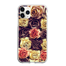 Чехол для iPhone 11 Pro матовый с принтом Шоколадные розы в Белгороде, Силикон |  | Тематика изображения на принте: бабушке | девочке | девушке | дочке | желтые цветы | женщине | маме | подруге | природа | розовые цветы | розы | сестре | теще | тюльпаны | цветы