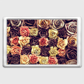 Магнит 45*70 с принтом Шоколадные розы в Белгороде, Пластик | Размер: 78*52 мм; Размер печати: 70*45 | бабушке | девочке | девушке | дочке | желтые цветы | женщине | маме | подруге | природа | розовые цветы | розы | сестре | теще | тюльпаны | цветы