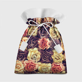Подарочный 3D мешок с принтом Шоколадные розы в Белгороде, 100% полиэстер | Размер: 29*39 см | бабушке | девочке | девушке | дочке | желтые цветы | женщине | маме | подруге | природа | розовые цветы | розы | сестре | теще | тюльпаны | цветы