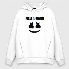 Мужское худи Oversize хлопок с принтом Marshmello (Mellogang) в Белгороде, френч-терри — 70% хлопок, 30% полиэстер. Мягкий теплый начес внутри —100% хлопок | боковые карманы, эластичные манжеты и нижняя кромка, капюшон на магнитной кнопке | christopher comstock | dj | logo | marshmello | music | диджей | клубная музыка | клубняк | крис комсток | логотип | маршмеллоу | музыка