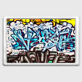 Магнит 45*70 с принтом Graffiti в Белгороде, Пластик | Размер: 78*52 мм; Размер печати: 70*45 | grafity | paint | street art | urban | город | граффити | искусство | кирпичи | краски | рисунки | стена | улицы | уличное искусство
