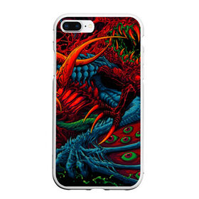 Чехол для iPhone 7Plus/8 Plus матовый с принтом CS GOHYPER BEAST в Белгороде, Силикон | Область печати: задняя сторона чехла, без боковых панелей | awp | counter strike | cyber sport | game | hyper beast | skin | sport | авп | игры | скин | скоростной зверь