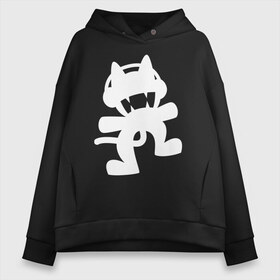 Женское худи Oversize хлопок с принтом Monstercat в Белгороде, френч-терри — 70% хлопок, 30% полиэстер. Мягкий теплый начес внутри —100% хлопок | боковые карманы, эластичные манжеты и нижняя кромка, капюшон на магнитной кнопке | monstercat | клуб | клубная музыка | кот | котенок | кошка | лейбл | монстар | монстар кет | монстер | музыка | танцевальная музыка | электронная | электронная музыка