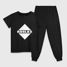 Детская пижама хлопок с принтом ROBLOX в Белгороде, 100% хлопок |  брюки и футболка прямого кроя, без карманов, на брюках мягкая резинка на поясе и по низу штанин
 | Тематика изображения на принте: roblox | roblox com | roblox gaming | roblox simulator | роблокс | роблокс roblox.