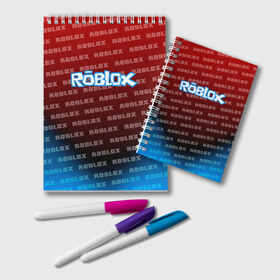Блокнот с принтом ROBLOX в Белгороде, 100% бумага | 48 листов, плотность листов — 60 г/м2, плотность картонной обложки — 250 г/м2. Листы скреплены удобной пружинной спиралью. Цвет линий — светло-серый
 | roblox | roblox com | roblox gaming | roblox simulator | роблокс | роблокс roblox.