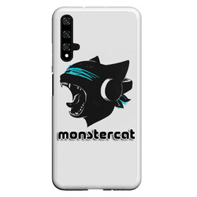 Чехол для Honor 20 с принтом Monstercat в Белгороде, Силикон | Область печати: задняя сторона чехла, без боковых панелей | monstercat | клуб | клубная музыка | кот | котенок | кошка | лейбл | монстар | монстар кет | монстер | музыка | танцевальная музыка | электронная | электронная музыка