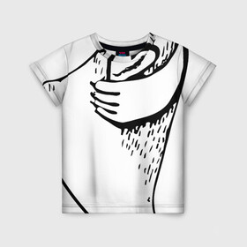 Детская футболка 3D с принтом Нерпа Нина с Байкалом в Белгороде, 100% гипоаллергенный полиэфир | прямой крой, круглый вырез горловины, длина до линии бедер, чуть спущенное плечо, ткань немного тянется | baikal | irkutsk | байкал | иркутск | нерпа