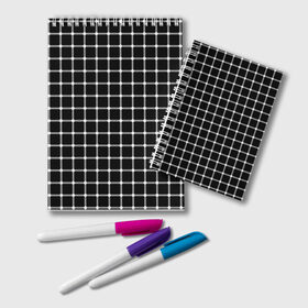 Блокнот с принтом Неуловимые серый точки в Белгороде, 100% бумага | 48 листов, плотность листов — 60 г/м2, плотность картонной обложки — 250 г/м2. Листы скреплены удобной пружинной спиралью. Цвет линий — светло-серый
 | Тематика изображения на принте: иллюзия | кажется | квадраты | клетка | круги | линии | полосы | сетка | точки | ячейка