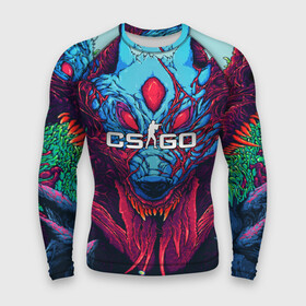 Мужской рашгард 3D с принтом hyper beast в Белгороде,  |  | awp | counter strike | cyber sport | game | hyper beast | skin | sport | авп | игры | скин | скоростной зверь