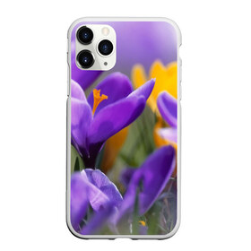Чехол для iPhone 11 Pro Max матовый с принтом Фиолетовые цветы в Белгороде, Силикон |  | бабушке | девочке | девушке | дочке | желтые цветы | женщине | маме | подруге | природа | розовые цветы | розы | сестре | теще | тюльпаны | цветы