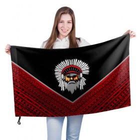 Флаг 3D с принтом native american в Белгороде, 100% полиэстер | плотность ткани — 95 г/м2, размер — 67 х 109 см. Принт наносится с одной стороны | boho | ethno | indians | native american | ttibal | америка | бохо | индейцы | орнамент | роуч | трибал | узор | этника