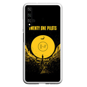 Чехол для Honor 20 с принтом TWENTY ONE PILOTS в Белгороде, Силикон | Область печати: задняя сторона чехла, без боковых панелей | 21 | blurryface | one | pilots | trench | twenty | ван | дан | джозеф | джош | пайлотс | пилотс | рок | тайлер | твенти