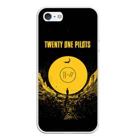 Чехол для iPhone 5/5S матовый с принтом TWENTY ONE PILOTS в Белгороде, Силикон | Область печати: задняя сторона чехла, без боковых панелей | 21 | blurryface | one | pilots | trench | twenty | ван | дан | джозеф | джош | пайлотс | пилотс | рок | тайлер | твенти