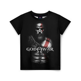 Детская футболка 3D с принтом God of War в Белгороде, 100% гипоаллергенный полиэфир | прямой крой, круглый вырез горловины, длина до линии бедер, чуть спущенное плечо, ткань немного тянется | god of war | арес | афина | бог | бог войны | воин | генерал | гидра | кратос | призрак | спарта | татуировка