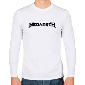 Мужской лонгслив хлопок с принтом Megadeth в Белгороде, 100% хлопок |  | 