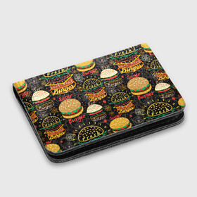 Картхолдер с принтом с принтом Гамбургеры в Белгороде, натуральная матовая кожа | размер 7,3 х 10 см; кардхолдер имеет 4 кармана для карт; | Тематика изображения на принте: hamburgers | sandwic | булочка | бутерброды | быстрая | гамбургер | гамбургеры | геометрический | графика | еда | зелень | иллюстрация | картинка | кунжут | мода | мясо | надпись | орнамент | рисунок | свежий