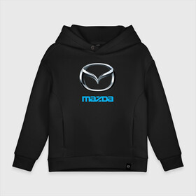 Детское худи Oversize хлопок с принтом MAZDA в Белгороде, френч-терри — 70% хлопок, 30% полиэстер. Мягкий теплый начес внутри —100% хлопок | боковые карманы, эластичные манжеты и нижняя кромка, капюшон на магнитной кнопке | auto | mazda | sport | авто | автомобиль | автомобильные | бренд | мазда | марка | машины | спорт