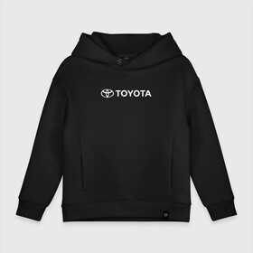 Детское худи Oversize хлопок с принтом TOYOTA | ТОЙОТА в Белгороде, френч-терри — 70% хлопок, 30% полиэстер. Мягкий теплый начес внутри —100% хлопок | боковые карманы, эластичные манжеты и нижняя кромка, капюшон на магнитной кнопке | Тематика изображения на принте: auto | sport | toyota | авто | автомобиль | автомобильные | бренд | марка | машины | спорт | тойота