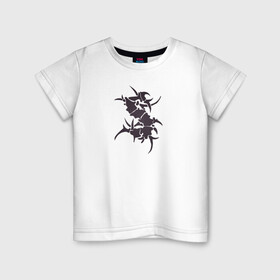 Детская футболка хлопок с принтом Sepultura в Белгороде, 100% хлопок | круглый вырез горловины, полуприлегающий силуэт, длина до линии бедер | alternative | death | groove thrash | sepultura | thrash
