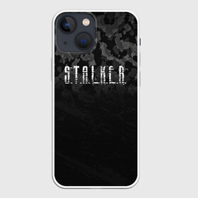 Чехол для iPhone 13 mini с принтом S.T.A.L.K.E.R. в Белгороде,  |  | anomaly | bandit | chernobyl | logo | pripyat | shadow of chernobyl | stalker | stalker 2 | zone | аномалия | бандиты | зона | лого | меченый | припять | сталкер | сталкер 2 | тени чернобыля | чернобыль | чистое небо