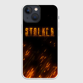 Чехол для iPhone 13 mini с принтом S.T.A.L.K.E.R. в Белгороде,  |  | anomaly | bandit | chernobyl | logo | pripyat | shadow of chernobyl | stalker | stalker 2 | zone | аномалия | бандиты | зона | лого | меченый | припять | сталкер | сталкер 2 | тени чернобыля | чернобыль | чистое небо