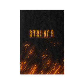 Обложка для паспорта матовая кожа с принтом S.T.A.L.K.E.R. в Белгороде, натуральная матовая кожа | размер 19,3 х 13,7 см; прозрачные пластиковые крепления | Тематика изображения на принте: anomaly | bandit | chernobyl | logo | pripyat | shadow of chernobyl | stalker | stalker 2 | zone | аномалия | бандиты | зона | лого | меченый | припять | сталкер | сталкер 2 | тени чернобыля | чернобыль | чистое небо