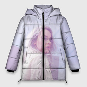 Женская зимняя куртка 3D с принтом Pink Billie Eilish в Белгороде, верх — 100% полиэстер; подкладка — 100% полиэстер; утеплитель — 100% полиэстер | длина ниже бедра, силуэт Оверсайз. Есть воротник-стойка, отстегивающийся капюшон и ветрозащитная планка. 

Боковые карманы с листочкой на кнопках и внутренний карман на молнии | billie eilish | lovely | music | ocean eyes | pop | билли айлиш | девушка | музыка | океан | поп | эйлиш | элиш