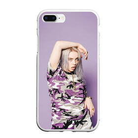 Чехол для iPhone 7Plus/8 Plus матовый с принтом Billie Eilish в Белгороде, Силикон | Область печати: задняя сторона чехла, без боковых панелей | billie eilish | lovely | music | ocean eyes | pop | билли айлиш | девушка | музыка | океан | поп | эйлиш | элиш