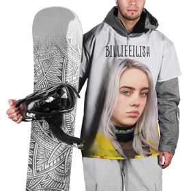 Накидка на куртку 3D с принтом BillieEilish в Белгороде, 100% полиэстер |  | billie eilish | lovely | music | ocean eyes | pop | билли айлиш | девушка | музыка | океан | поп | эйлиш | элиш