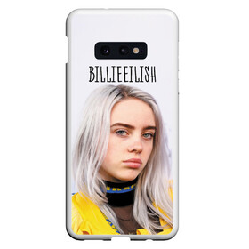 Чехол для Samsung S10E с принтом BillieEilish в Белгороде, Силикон | Область печати: задняя сторона чехла, без боковых панелей | Тематика изображения на принте: billie eilish | lovely | music | ocean eyes | pop | билли айлиш | девушка | музыка | океан | поп | эйлиш | элиш